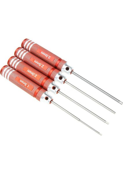 Tini Hex Sürücü Anahtarı 4 Adet Set 1.5mm/2mm/2.5mm/3.0mm Rc Helikopter Için (Yurt Dışından) fırsatları