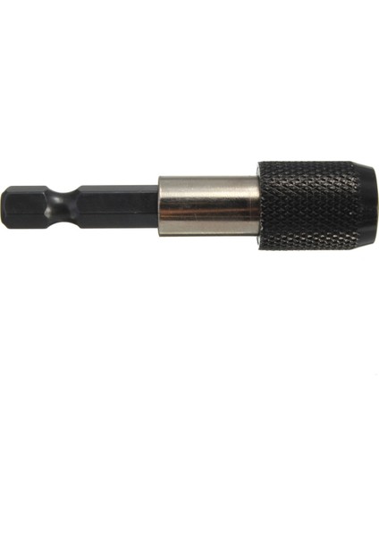 1/4'' Hex Shank Hızlı Çıkarma Araçları Dıy Tornavida Bit Tutucu Siyah 150MM (Yurt Dışından)
