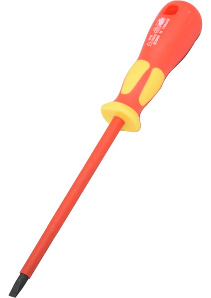 Yalıtımlı Güvenli Çok Manuel Düz Oluklu Tornavida Tamir Aletleri 8.0mm (Yurt Dışından)