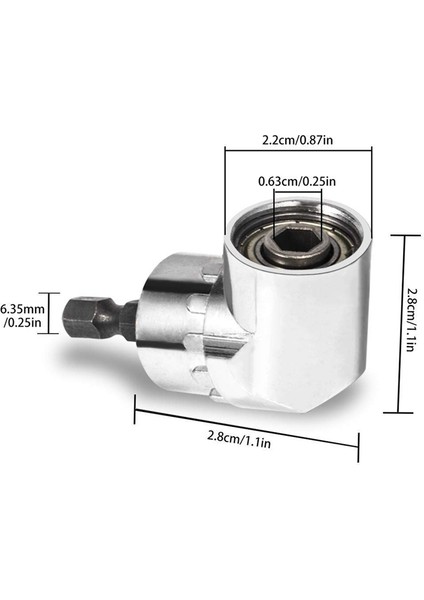 Tornavidalar Için 3x, 295 mm Esnek Mil ve 3 Adet 1/4 Inç Altıgen Saplı Manyetik Uç Tutucu Hızlı Değiştirme Uzatma Çubuğu (Yurt Dışından) modelleri