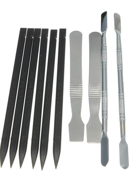 10 In 1 Onarım Plastik Gözetleme Araçları Araçları Dıy + iPhone Ipod iPad Tab Için Metal Spudger Açacağı (Yurt Dışından)