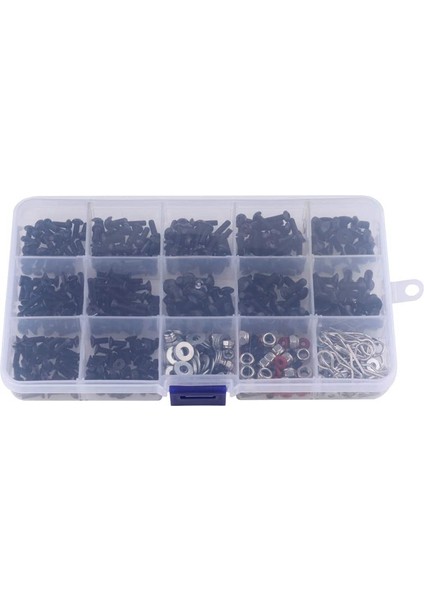 FS-500 Adet Evrensel Rc Vida Kiti Vida Çeşitleri Seti, Traxxas Eksenel Redcat Hpı Arrma Losi Için Donanım Bağlantı Elemanları (Yurt Dışından) fiyatları