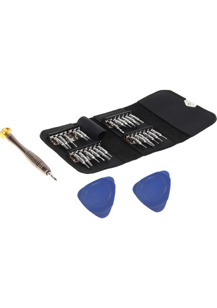 25 Alet Kendin Yap 1 Arada Çok Amaçlı Hassas Tornavida Cüzdan Seti Repairtools (Yurt Dışından)
