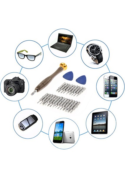 25 Alet Kendin Yap 1 Arada Çok Amaçlı Hassas Tornavida Cüzdan Seti Repairtools (Yurt Dışından) fiyatları