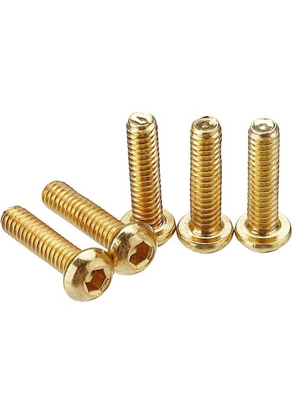 50 Adet 12.9 Sınıf Titanyum Kaplama Yarı Dairesel Kafa Altıgen Aletler Dıy Vidalar M2 * 8 (Yurt Dışından) fiyatları