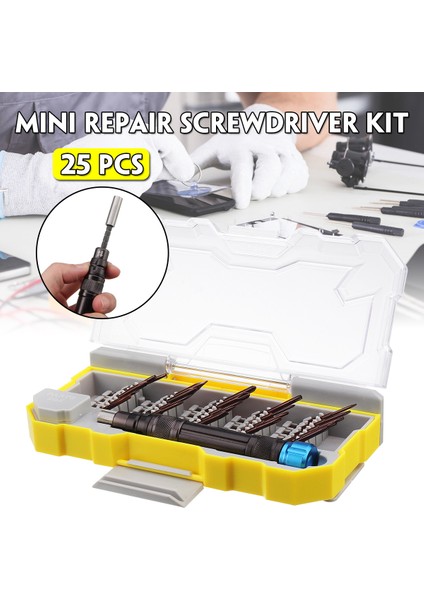 Dış Mekan Araçları 25 In 1 Mini Onarım Hassas Tornavida Araçları Kiti Cep Telefonları/bilgisayar/gözlük/saat Için Uygun Taşıması Kolay (Yurt Dışından)