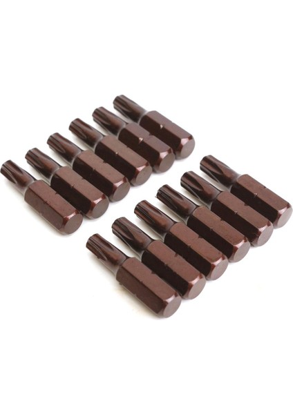 12 Adet Araçlar Dıy S2 Alaşımlı Çelik 1/4 ''hex Shank T25 Manyetik Ucu Torx Tornavida Uçları 25MM (Yurt Dışından) fırsatları