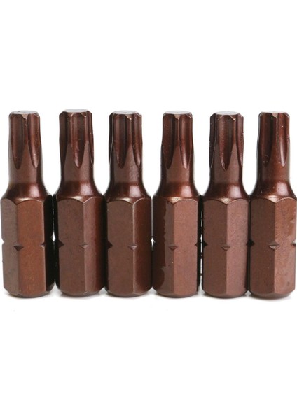 12 Adet Araçlar Dıy S2 Alaşımlı Çelik 1/4 ''hex Shank T25 Manyetik Ucu Torx Tornavida Uçları 25MM (Yurt Dışından) indirimleri