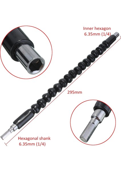 Drillpro 290MM Esnek Şaftlı Tornavida Matkap Ucu Tutucu Elektronik Matkap Matkap Adaptörü Için (Yurt Dışından) modelleri