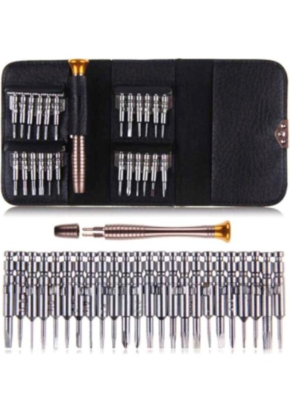 25 In 1 Çok Fonksiyonlu Tornavida Kombinasyonu Takım Cep Telefonu Bilgisayar Pc Telefonu Sökme Tamir Seti Kiti (Yurt Dışından)