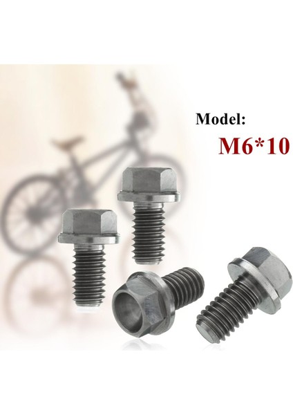 1 Adet Araçları Dıy M6 10 Titanyum Ti Vidalı Cıvata Altıgen Altıgen Başlı Flanş/havacılık Sınıfı (Yurt Dışından) fiyatları