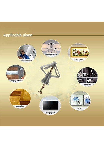 100 Adet Alçıpan Ankraj Seti Alçıpan ve Içi Boş Duvar Ankrajı Ortt Kiti Duvar Ankraj Kancaları ve Içi Boş Kapı Geçiş Ankrajı (Yurt Dışından) indirimleri