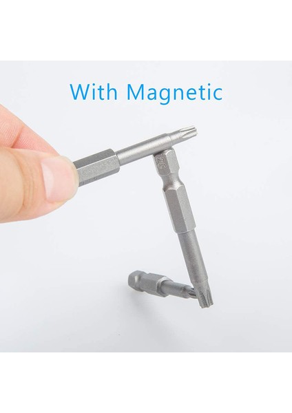 12 Paket Torx Başlı Tornavida Ucu Seti 1/4 Inç Hex Shank T5-T40 Yıldız Tornavida Alet Kiti 1 Paket Saplı (Yurt Dışından) fırsatları