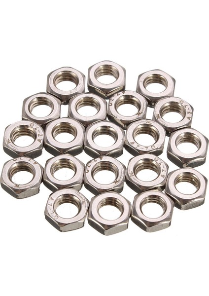 M6 Paslanmaz Çelik Aletler Dıy Altıgen Tam Somunlar Metrik Kaba Adım Cıvata Vidalarına Uygun (Yurt Dışından) fiyatları