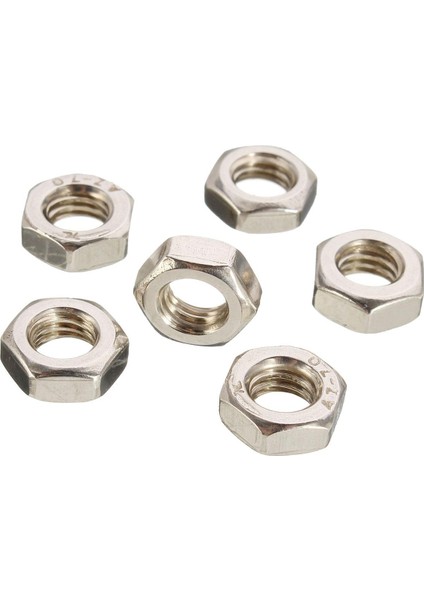 M6 Paslanmaz Çelik Aletler Dıy Altıgen Tam Somunlar Metrik Kaba Adım Cıvata Vidalarına Uygun (Yurt Dışından) modelleri