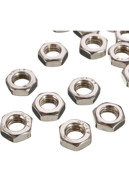 M6 Paslanmaz Çelik Aletler Dıy Altıgen Tam Somunlar Metrik Kaba Adım Cıvata Vidalarına Uygun (Yurt Dışından) fırsatları