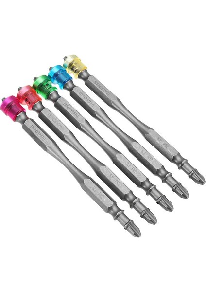 Broppe 5 Adet 100MM Manyetik Ph2 Araçları Dıy Tornavida Uçları Abs Halka 1/4 Inç Hex Shank Alçıpan Tornavida (Yurt Dışından) fiyatları
