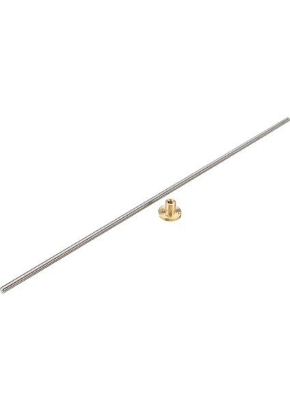 Popüler T6 400MM Kurşun Vida 6mm Konu 2mm Pitch Somunlu Kurşun Vida (Yurt Dışından)