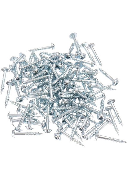 Drillpro 100 Adet St4-25 Vidalar Paslanmaz Aletler Dıy Çelik St4 Vida Yuvası ile Ağaç Işleme Için (Yurt Dışından)