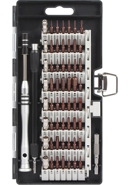 63 In 1 Tornavida Seti Eyegl Onarım Aracı Kiti MacBook Comter Dizüstü Bilgisayar Için iPhone Ps5/ps4 Izle Izin (Yurt Dışından)