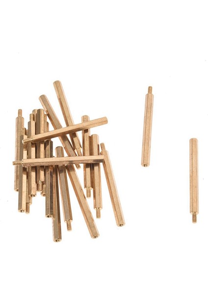 20 Adet M3 Erkek x M3 Dişi Altıgen Konu Standoff Spacer 50MM Uzunluk ve 6 Adet Dc Fiş Erkek Konnektörler (Yurt Dışından) modelleri