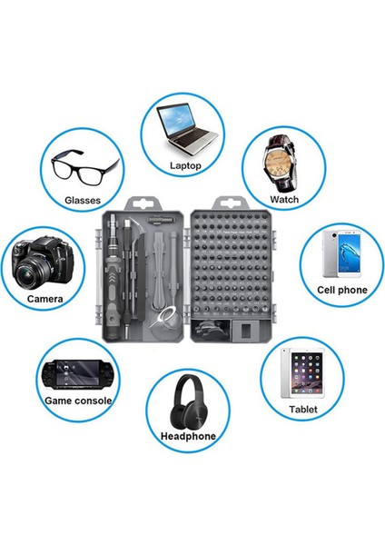 115 In 1 Tornavida Seti Hassas Alet Telefon Bilgisayar Tablet Ipad Tamir Araçları Çok Fonksiyonlu Mini Tornavida Uçları (Yurt Dışından) modelleri