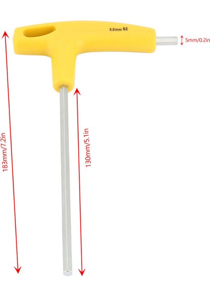 Yeni Metrik T Saplı Altıgen Anahtar Çift Uçlu Uzun Uzanmalı Tornavida Aracı Dayanıklı (Yurt Dışından) fiyatları