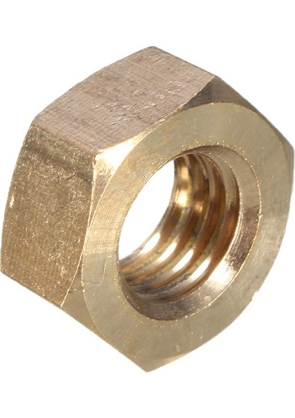 Metrik Konu Araçları Için Pirinç Altıgen Yarım Somun Dıy Cıvata ve Vida Boyutu M12 20 Adet (Yurt Dışından)
