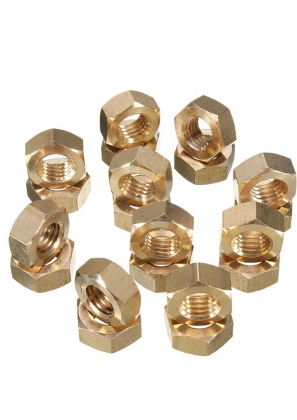 Metrik Konu Araçları Için Pirinç Altıgen Yarım Somun Dıy Cıvata ve Vida Boyutu M12 20 Adet (Yurt Dışından) fiyatları