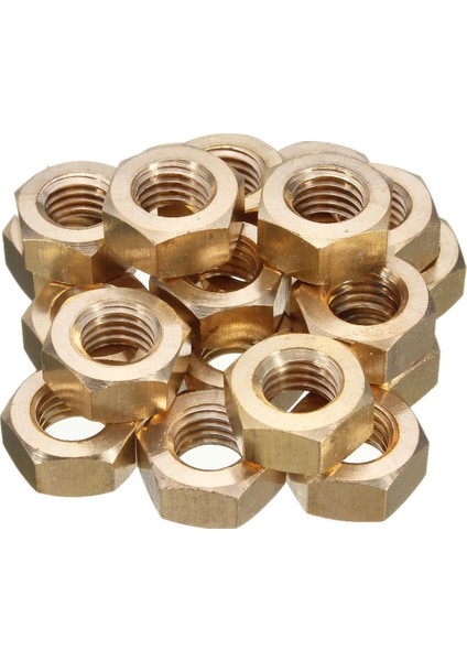 Metrik Konu Araçları Için Pirinç Altıgen Yarım Somun Dıy Cıvata ve Vida Boyutu M12 20 Adet (Yurt Dışından) indirimleri