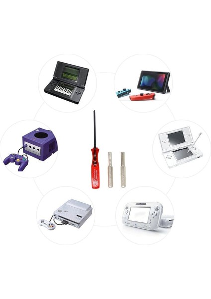 Game Boy Araç Seti Için Nes Snes N64 Için 3.8mm +4.5mm Turuncu Tornavida Ucu (Yurt Dışından) fiyatları