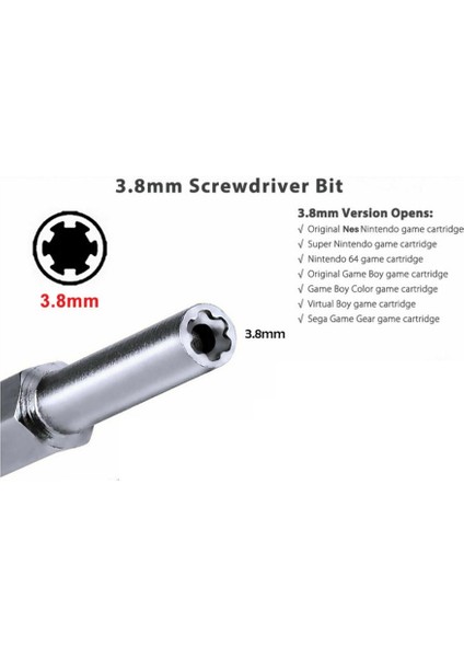 Game Boy Araç Seti Için Nes Snes N64 Için 3.8mm +4.5mm Turuncu Tornavida Ucu (Yurt Dışından) fırsatları