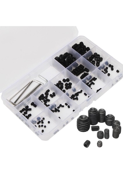 Soket Altıgen Seti Grub Vidası Siyah (Yurt Dışından)