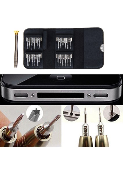 25'i 1 Arada Çok Amaçlı Hassas Aletler Dıy Tornavida Cüzdan Seti Repairtools (Yurt Dışından) indirimleri