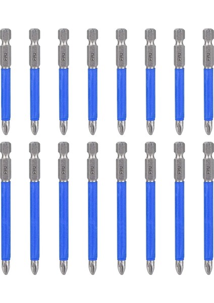 20 Adet Manyetik Ph2 Tornavida Uçları Seti Kaymaz Çapraz Kafa Elektrikli Tornavida Uçları Seti 1/4 Inç Hex Shank 90MM 65MM (Yurt Dışından)