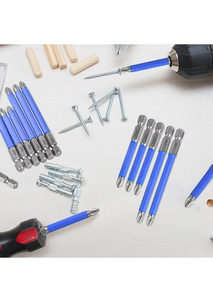 20 Adet Manyetik Ph2 Tornavida Uçları Seti Kaymaz Çapraz Kafa Elektrikli Tornavida Uçları Seti 1/4 Inç Hex Shank 90MM 65MM (Yurt Dışından) fiyatları