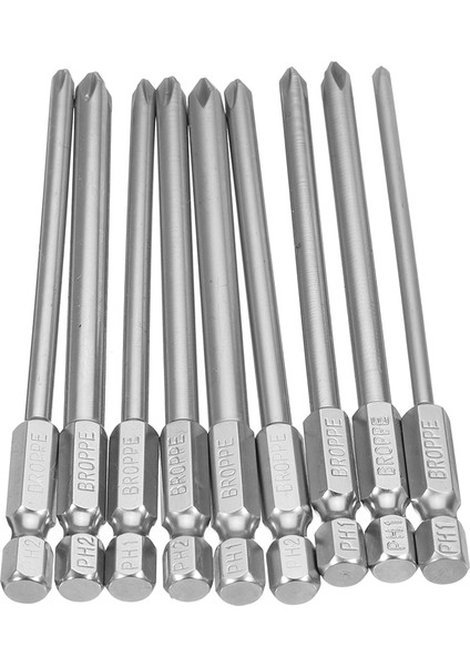 Fonksiyonel Broppe 9 Adet Set 100MM 1/4 Inç Hex Shank Çapraz Kafa Tornavida Phillips Elektrikli Sürücü Uçları El Aletleri Tornavida Matkap Ucu (Yurt Dışından) fırsatları