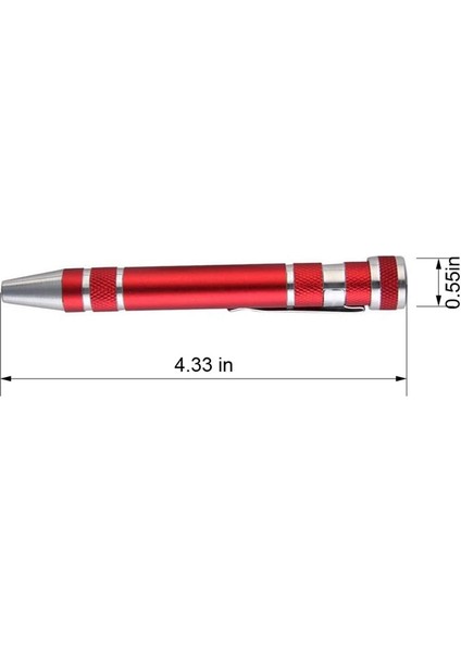 9 Parça Çok Fonksiyonlu Mini Tornavida Seti 8'i 1 Arada Dayanıklı Aletler Mavi (Yurt Dışından)