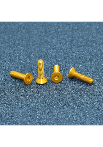 Suleve Mi? Araçları Dıy M3AH8 10 Adet M3X14MM Düz Havşa Başlı Altıgen Soket Vida 7075 Alüminyum Alaşımlı Metrik Cıvata Vidaları (Yurt Dışından)