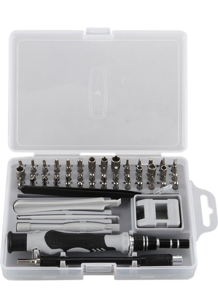 Gri 52 In 1 Tornavida Seti ile Çok Fonksiyonlu Manyetik Onarım Bilgisayar Araç Kiti iPhone Ipad Pc Dizüstü Bilgisayarlar Akıllı Telefon Saatler (Yurt Dışından)