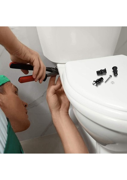 10 Adet Klozet Vidaları Evrensel Tuvalet Genişleyen Vidalar Klozet Menteşe Cıvatası Yedek Kauçuk Kör Delik (Yurt Dışından) modelleri