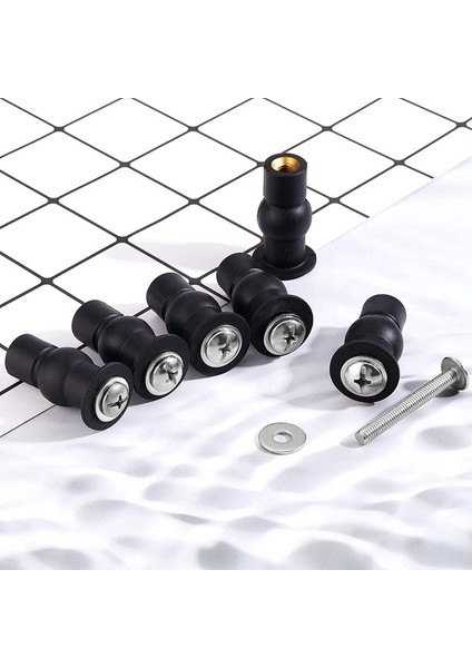 10 Adet Klozet Vidaları Evrensel Tuvalet Genişleyen Vidalar Klozet Menteşe Cıvatası Yedek Kauçuk Kör Delik (Yurt Dışından) fırsatları