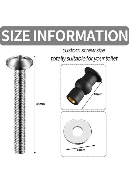 10 Adet Klozet Vidaları Evrensel Tuvalet Genişleyen Vidalar Klozet Menteşe Cıvatası Yedek Kauçuk Kör Delik (Yurt Dışından) indirimleri