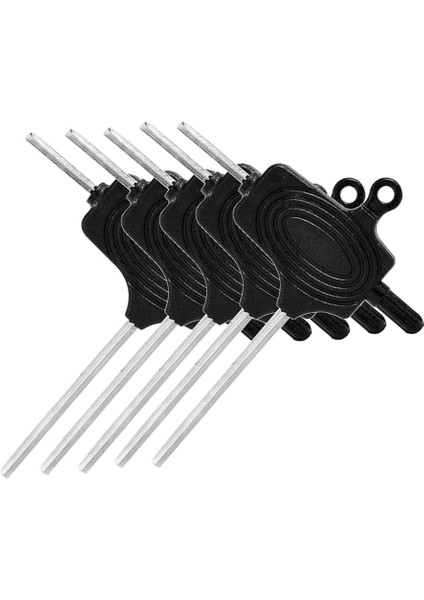 5x Allen Altıgen Anahtar T Şekilli Anahtar Iç Altı Açılı Tornavida Anahtarı Alet Seti (Yurt Dışından)