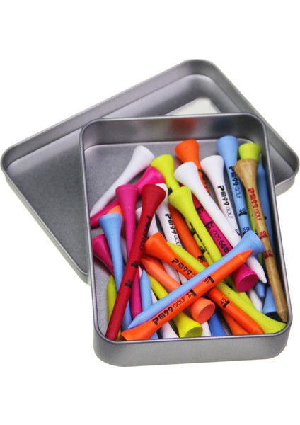 30 Adet Dayanıklı Golf Tees Saklama Kutusu ile 42/70/83MM Golf Uygulaması Renkli (Yurt Dışından)