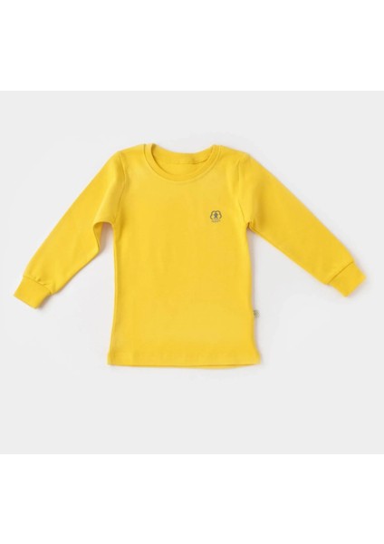 Organik Sweatshirt Little Basic Sarı