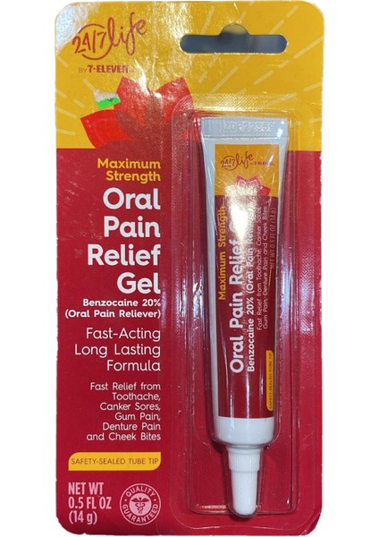 By 7 Eleven Oral Pain Relief Gel 14gr