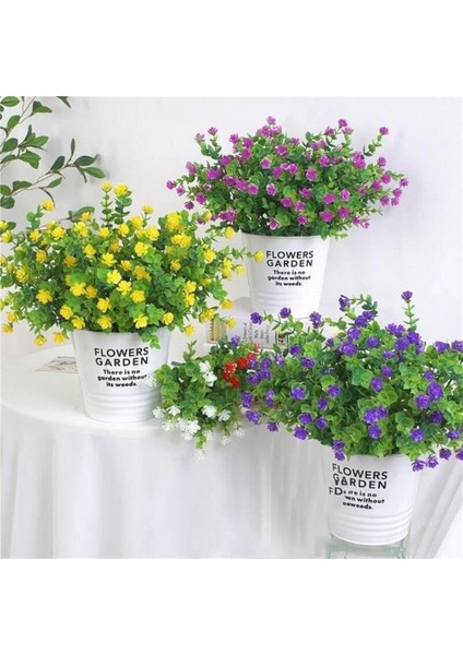 Yapay Çiçek Pembe Mineli Şimşir Dekoratif Yapay Bitki fiyatları