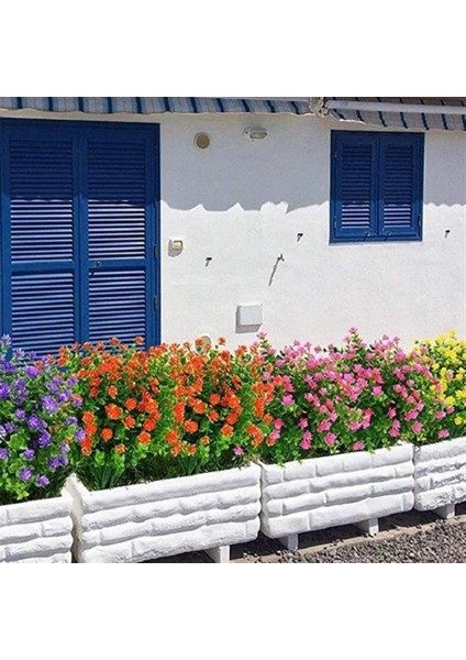 Yapay Çiçek Pembe Mineli Şimşir Dekoratif Yapay Bitki fırsatları