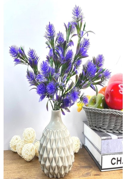 Yapay Çiçek Dikenli Cam Demeti Mor modelleri